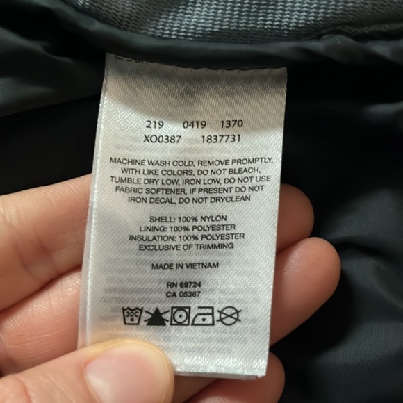 Men’s Columbia black and grey insulated jacket - size small - Picture 6 of 6